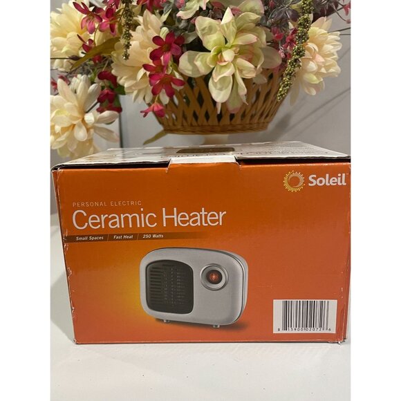 Soleil Personal Electric Ceramic Heater 250W With Safety Features - Picture 1 of 6